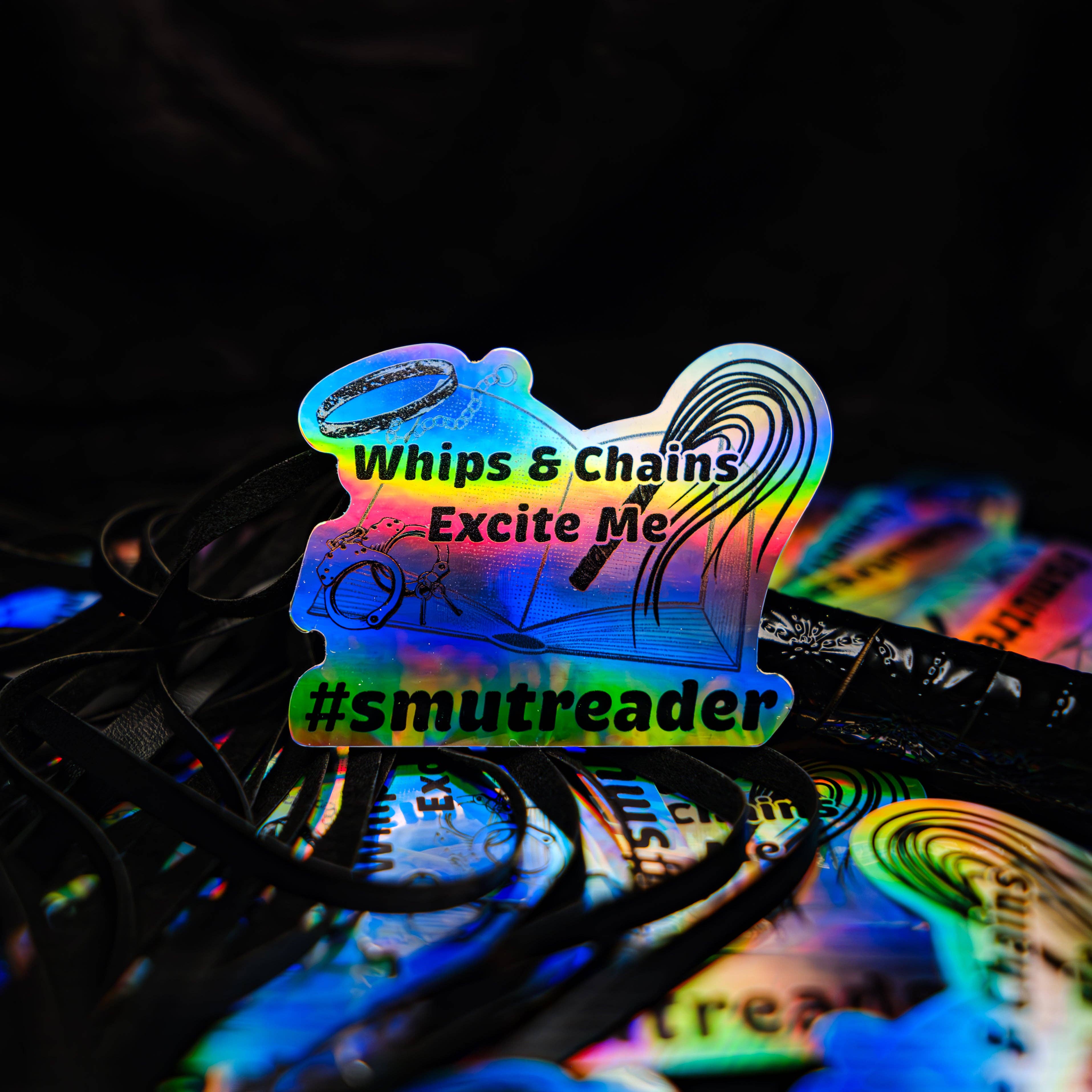 Smut & Stick - Vendita all'ingrosso Adesivo - Adesivo 3,5" Fruste & Catene Mi Eccitano1