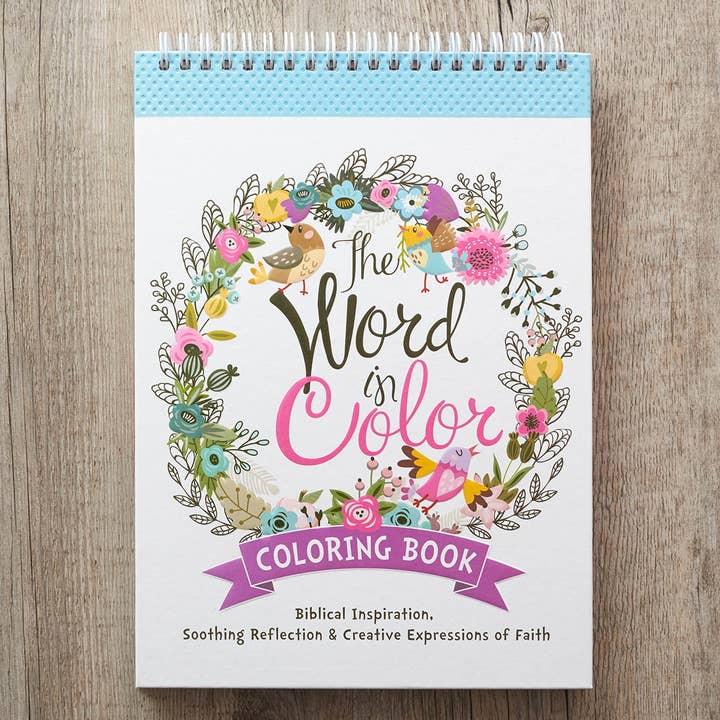 Christian Art Gifts - Wholesale Coloring & Activity Book - Adult - Coloring Book Wirebound The Word in Color4