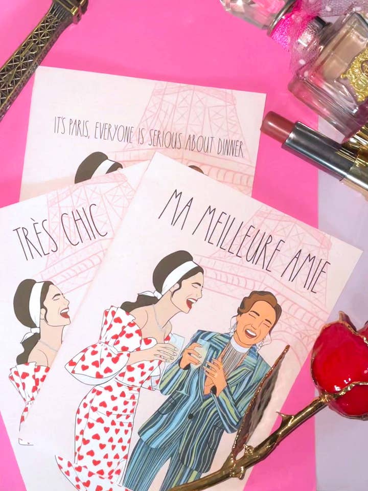 Emily in Paris Netflix Galentine's/Valentine's/Birthday Card for wholesale by Misc. By Darrian
