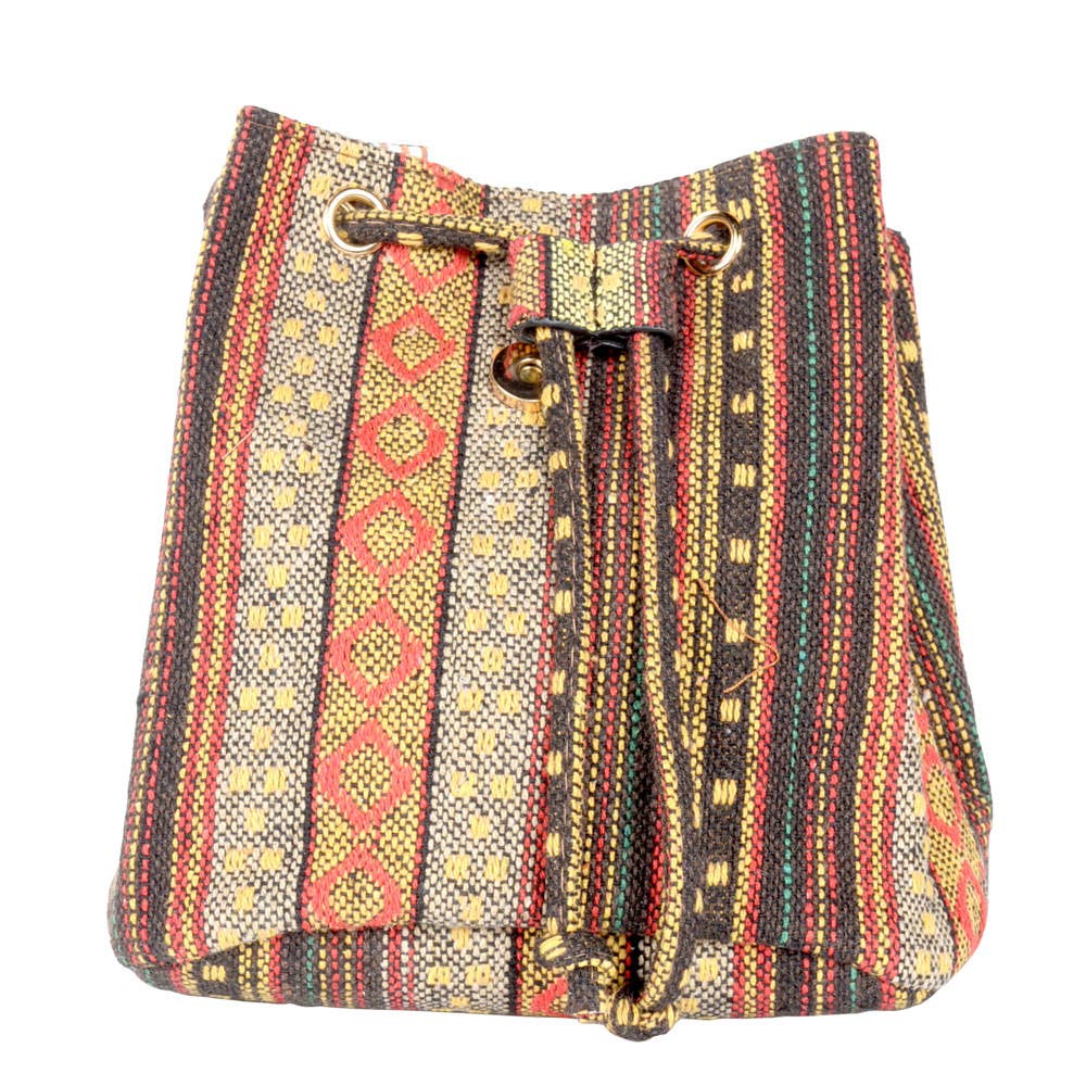 Benjamin International - Venta al por mayor Mochila - Mujer - Mochila pequeña en tonos dorados con flecos1