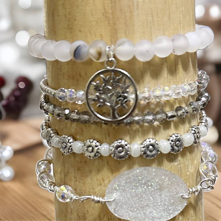 Winter’s Hope Bracelet Stack -Includes 5 Bracelets) for wholesale by Mustard Seed Acquisitions