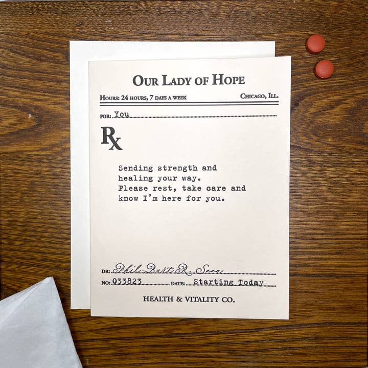 get well prescription for wholesale by a. favorite design