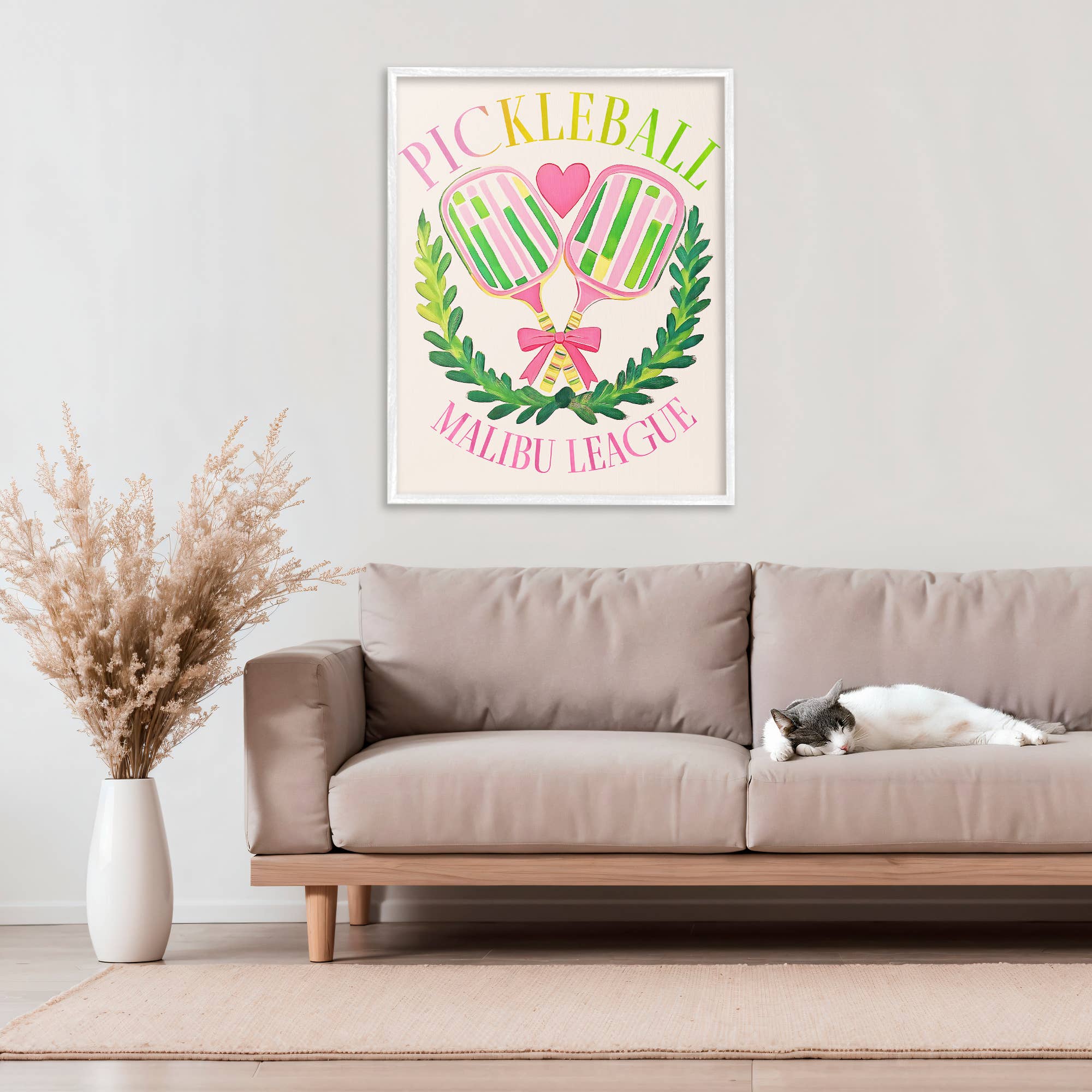 Stupell Industries - Wholesale Wall Sign - Pickleball Malibu League - Framed Wall Art6