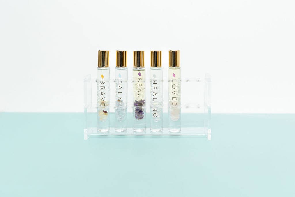 Silver Orange - Wholesale Retailer Display - Accessories - Acrylic Stand for Crystal Essential Oil Roller Display