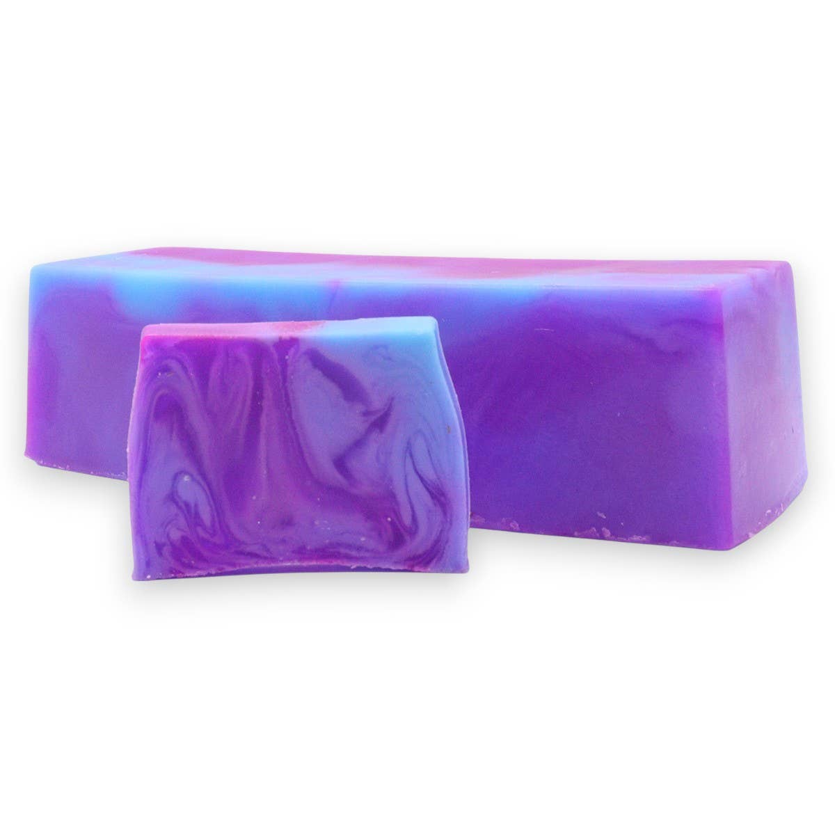 AW Aromatics Limited - Wholesale Bar Soap - Amethyst Creed Soap Loaf 1.3kg - White Label1