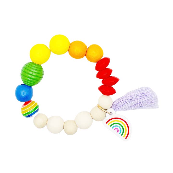 Kids Rainbow Bracelet for wholesale by Hazel & Ollie