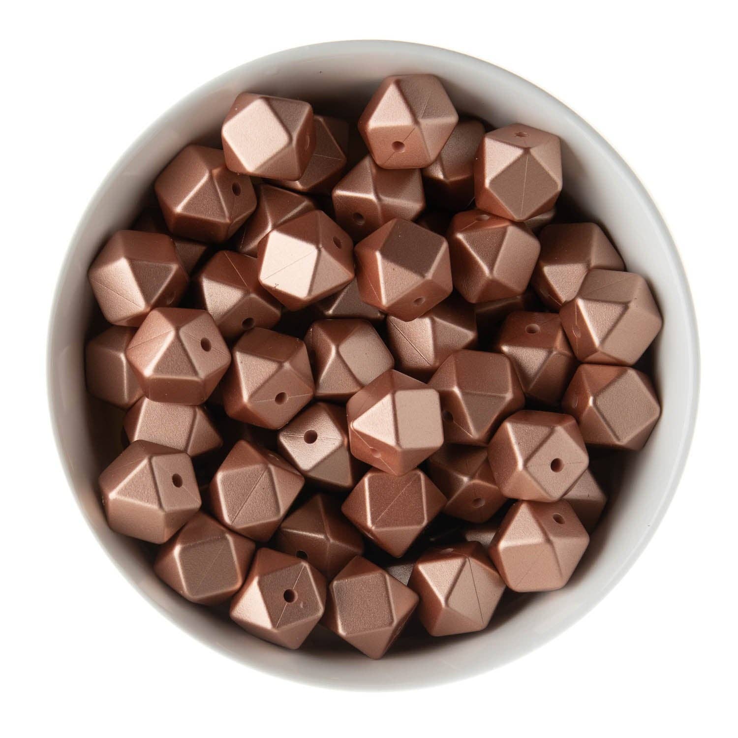 Cara & Co Silicone Craft Supply – wholesale Beads – 14mm Hexagon Silicone Beads26