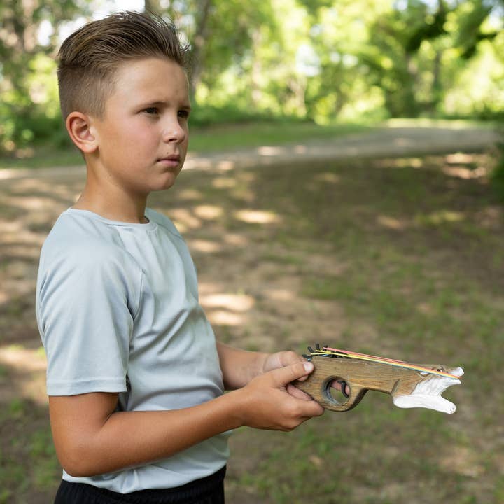 Pawnee Bill’s - Wholesale Wood Toy - Kids - Animal Rubber Band Guns