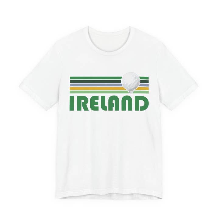 Golf Ireland T-Shirt - Retro Golf Unisex Ireland Shirt for wholesale by Hey Mountains
