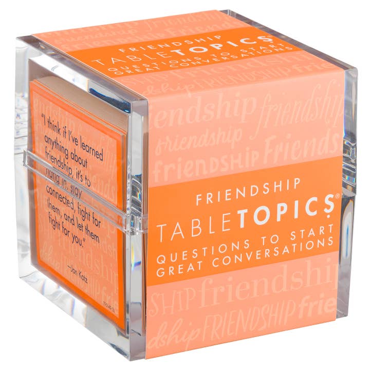 TABLETOPICS FRIENDSHIP - Conversation Game for Friends for wholesale by TableTopics