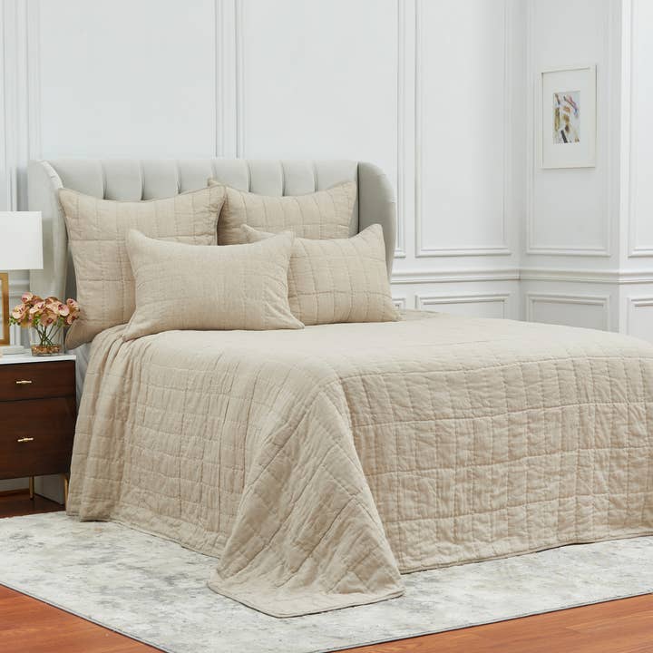 ELISABETH YORK - Vente Courtepointe - Couette Odine Natural2