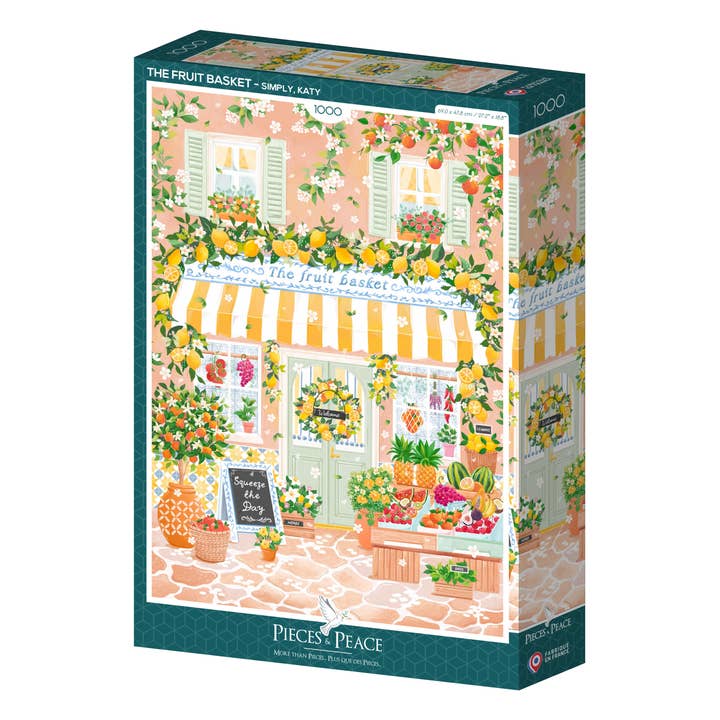 Puzzle 1000 Pièces - Le Panier à Fruits pour la vente par Pieces & Peace