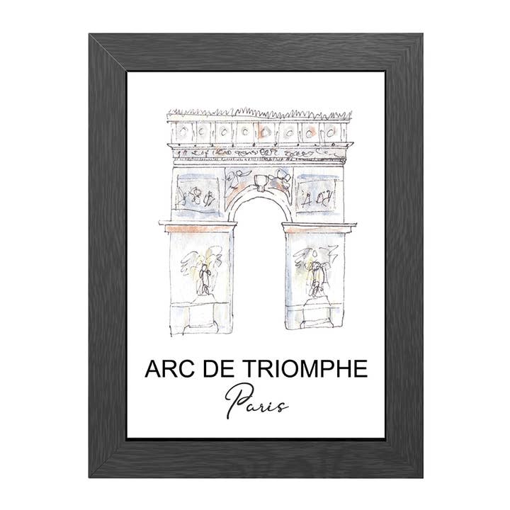 A4 Frame Arc De Triomphe Paris for wholesale by JOYIN