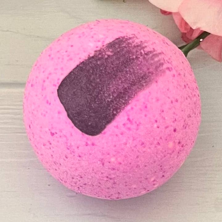 Pink Lavender Bath Bomb x 6 for wholesale by Marshmallow Blends