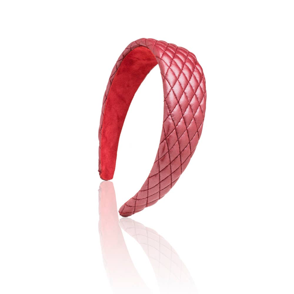 Valérie Valentine - Wholesale Fashion Headband - Women's - MADEMOISELLE wide leather headband4