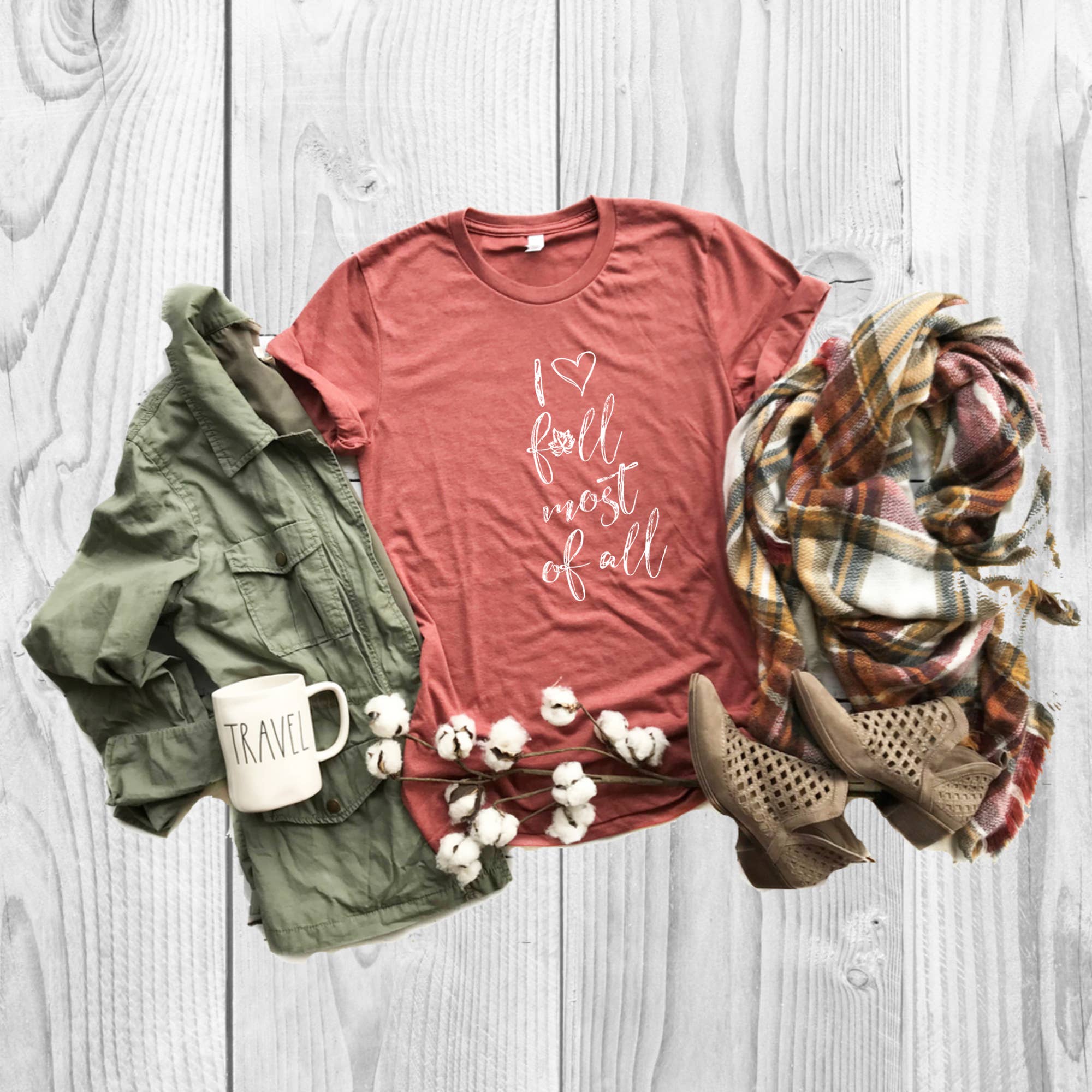 My Bella Vida Inc. - Wholesale T-Shirt (Graphic) - Unisex - I Love Fall Shirt, Autumn Shirt0