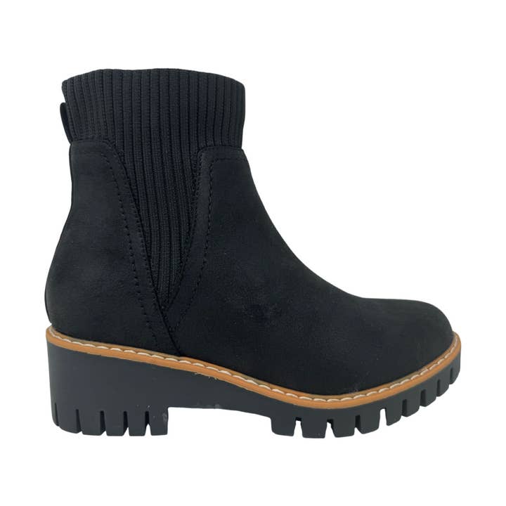 Very G - Wholesale Booties - Women's - Magnolia Very G Sweater Cuffed Slip on Boot