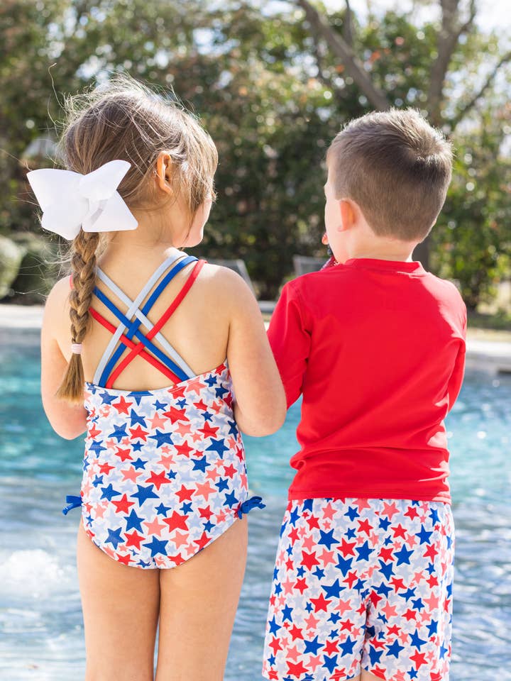 Boys Vintage Red Long Sleeve Rash Guard
for wholesale on Faire8