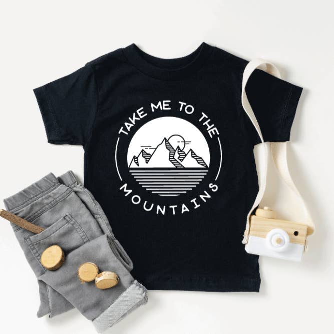 Llévame a las montañas Camiseta gráfica para niños C38 para venta al por mayor de Tron Tron Graphic Wear