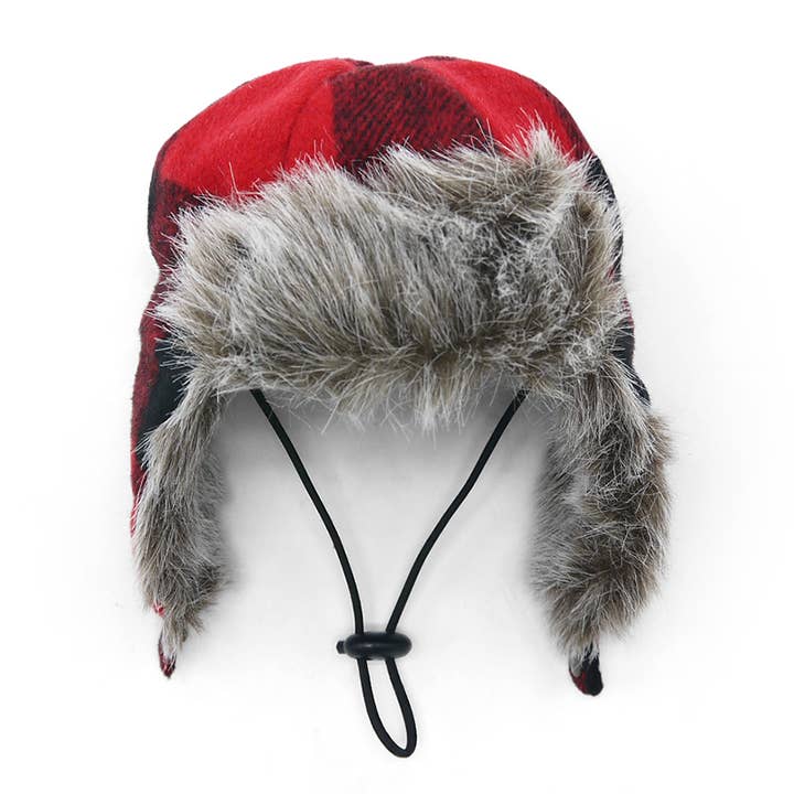 Dogo Pet - Wholesale Pet Hat - Dog - Trapper Hat Plaid5