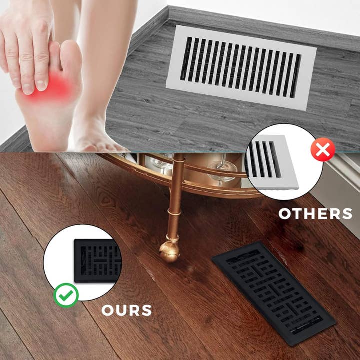 FLI Products – wholesale Floor mat – Sierra Grates Metro Steel Floor Register10