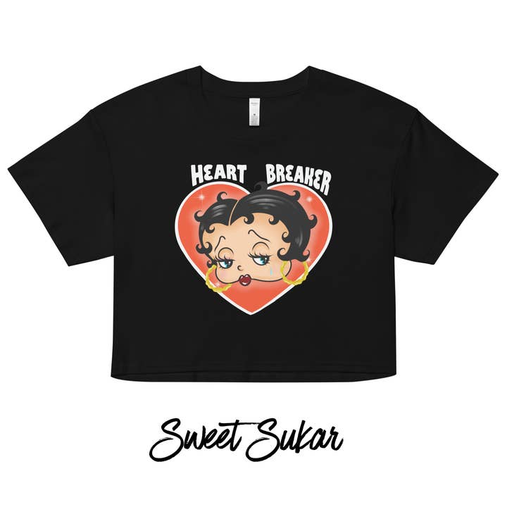 Heart Breaker crop top voor wholesale door Sweet Sukar