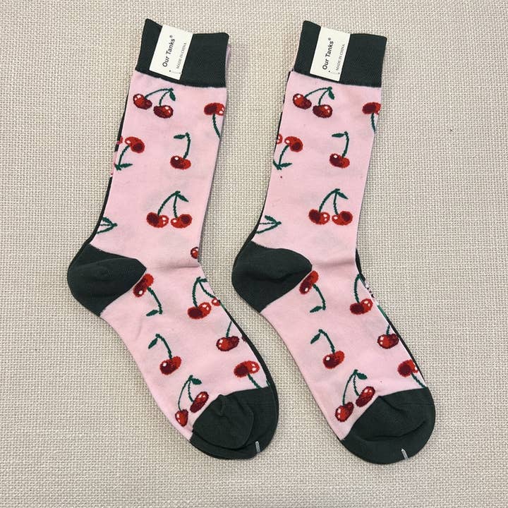 Tourtiwi - Wholesale Socks - Women's - AB Version Cartoon Animal & Fruit Pattern Crew Socks17