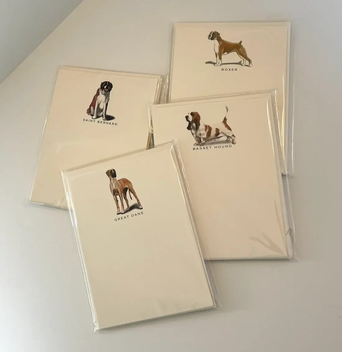Fable & Sage - Wholesale Stationery/Notecard Set - Dog Note Cards | Irish Water Spaniel | Set of 62