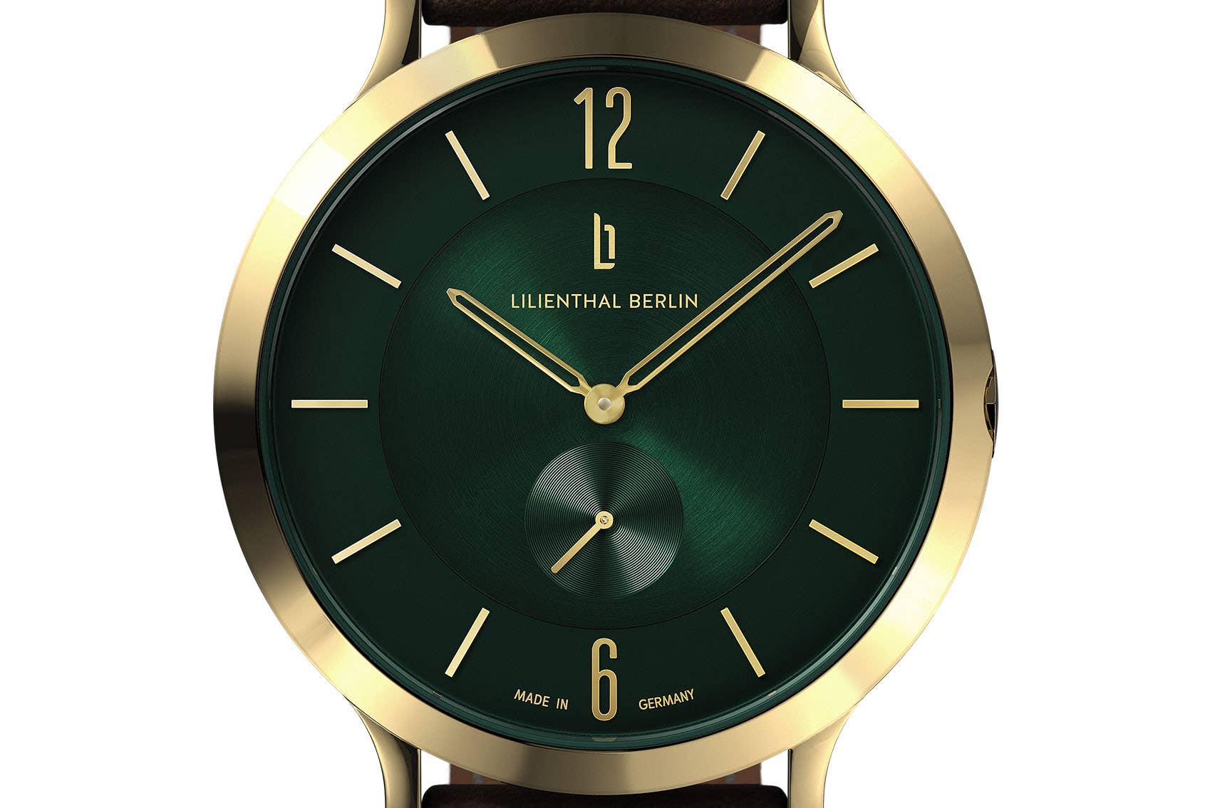 Lilienthal Berlin – Relógio de pulso - Homem por atacado – O clássico ouro verde4