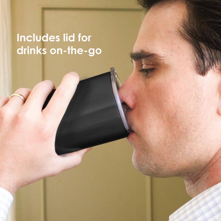 Ethan+Ashe - Vendita all'ingrosso Shaker per cocktail - Shaker da cocktail nero opaco Koolhaus7