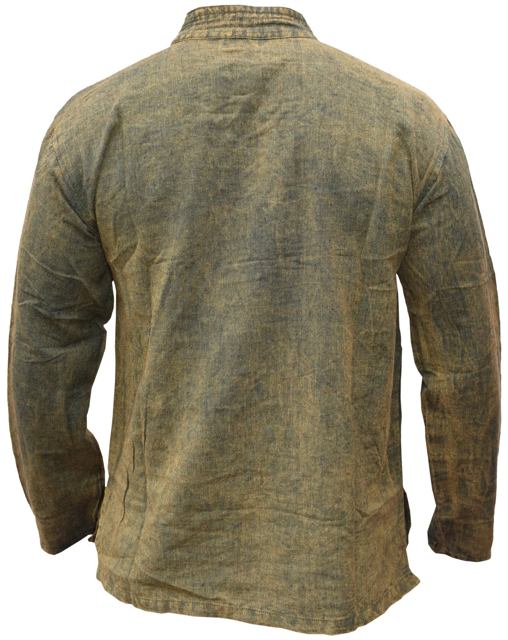 Gheri - Wholesale T-Shirt - Men's - Lace Up Hemp Cotton Viking Tunic Grandad Shirt5