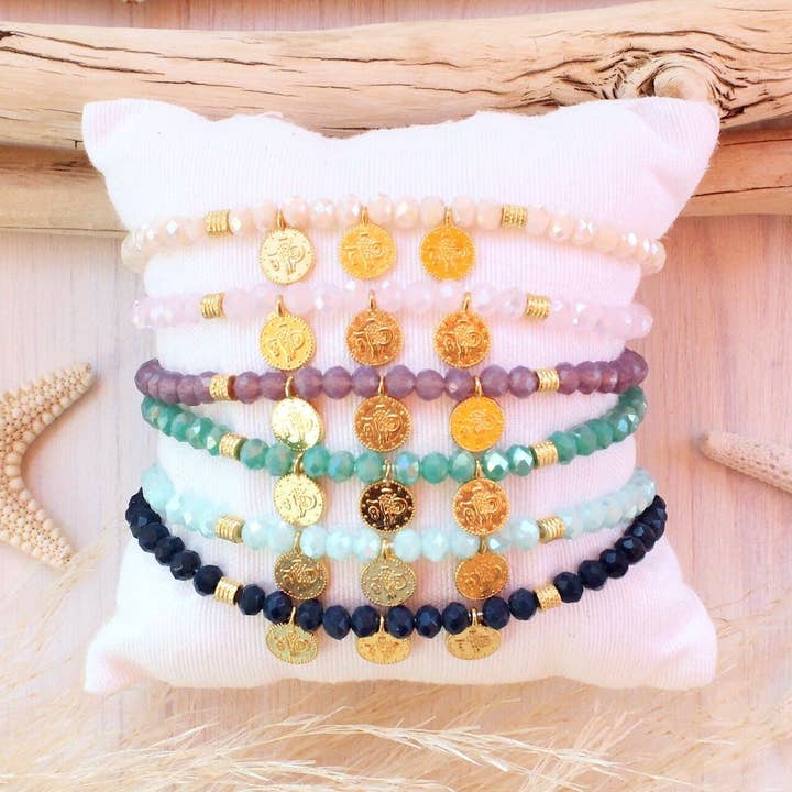 Three Coin Bracelet for wholesale by Link & Love®