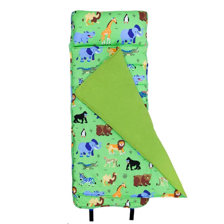 Wild Dyr Original Nap Mat - Grøn for engroshandel hos Wildkin