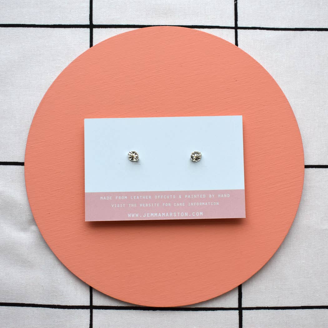 Jemma Marston - Wholesale Stud/Post Earrings - Leather Open Stud Earrings2