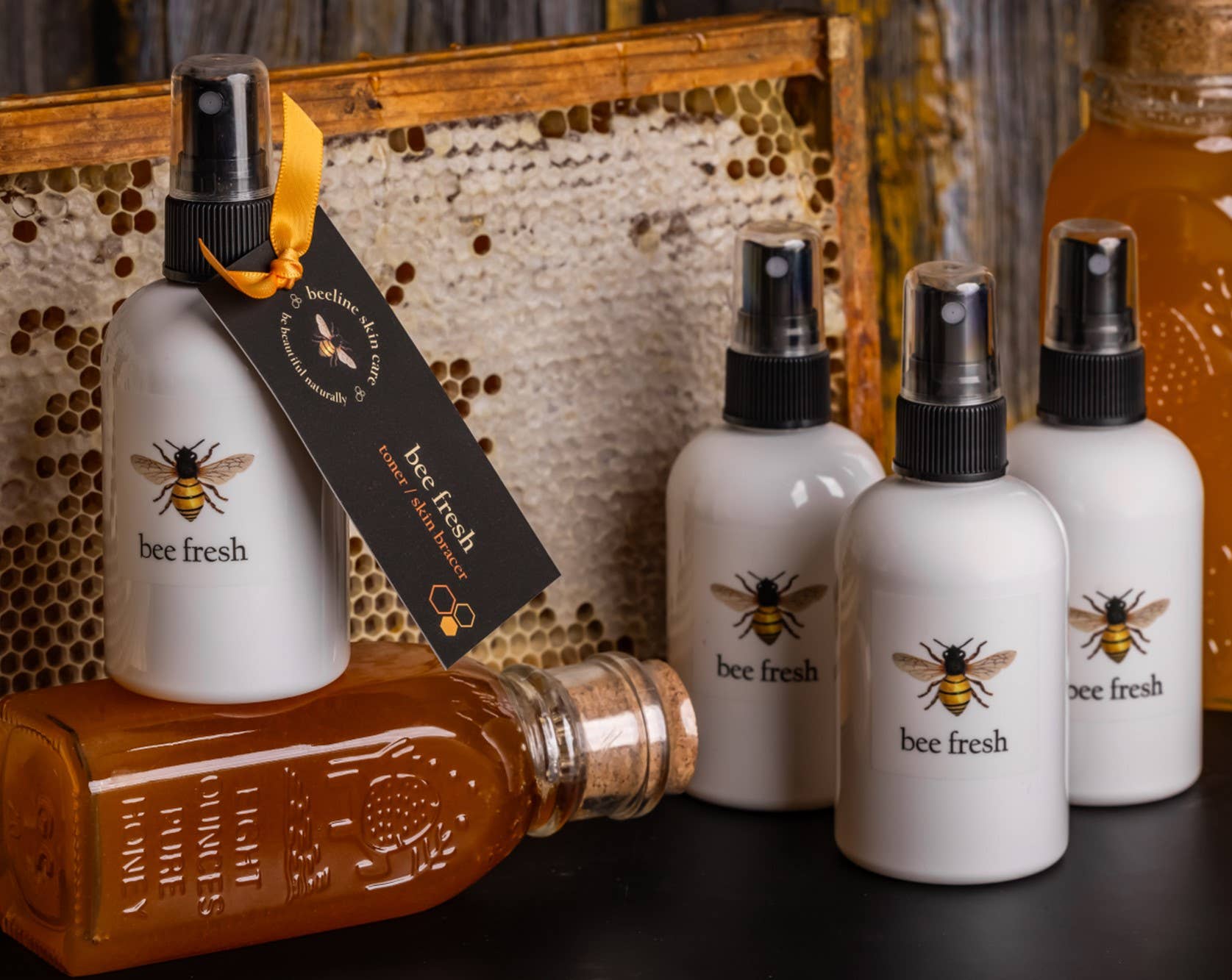 Beeline Skin Care – Engroshandel Ansigtstoner – Bee Fresh toner. Troldhasselbaseret, alkoholfri!1