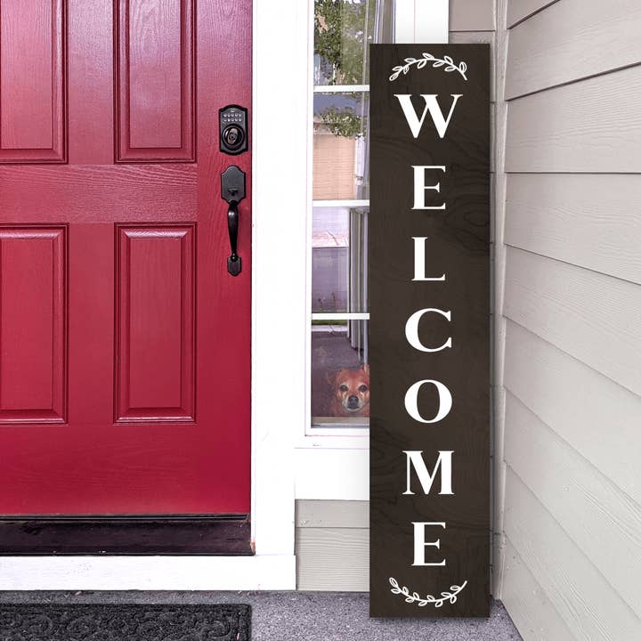 Personalized By Kate - Wholesale Sign - Welcome Signs, Porch Signs, Wooden Welcome Sign 48" x 6"