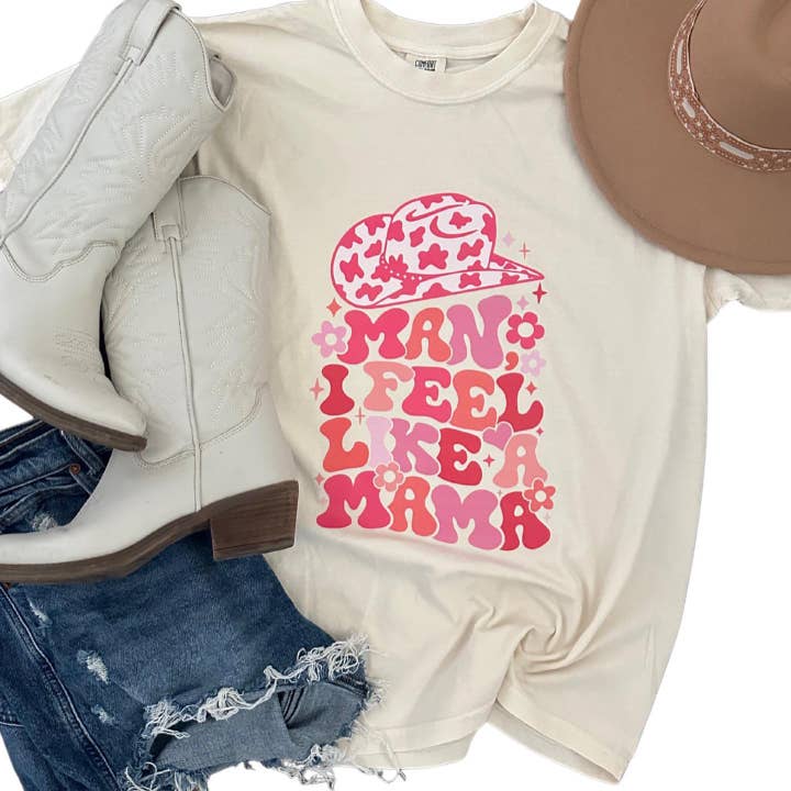 Homem I feel like a mama t-shirt gráfica de música country por atacado de Copilot Clothing Company