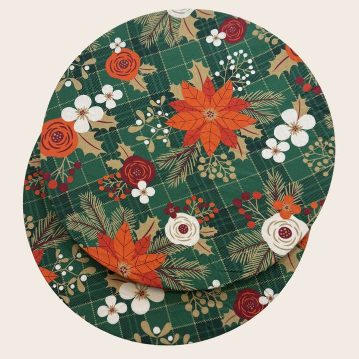 Christmas Placemat Cover Merry & Bright - Washable for wholesale by The Table Narrative