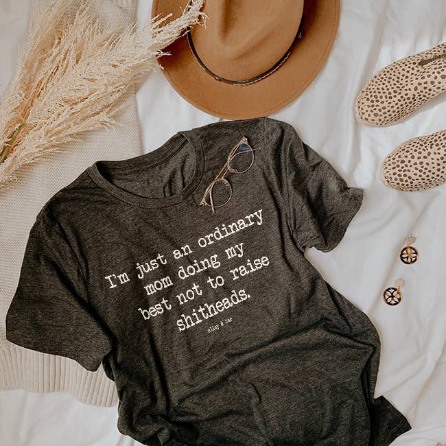 Ordinary Mom Funny Motherhood Graphic Tee for wholesale by Alley & Rae