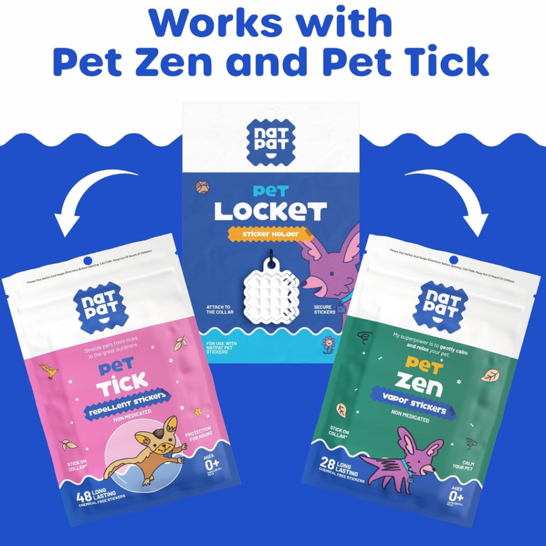 NATPAT - Wholesale Pet collar – Cat/dog - NATPAT Pet Locket - Collar Sticker Locket (pair w/ Pet Zen)7
