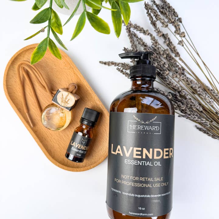 Huile Essentielle | Lavande 16 oz pour la vente par Hereward Farms