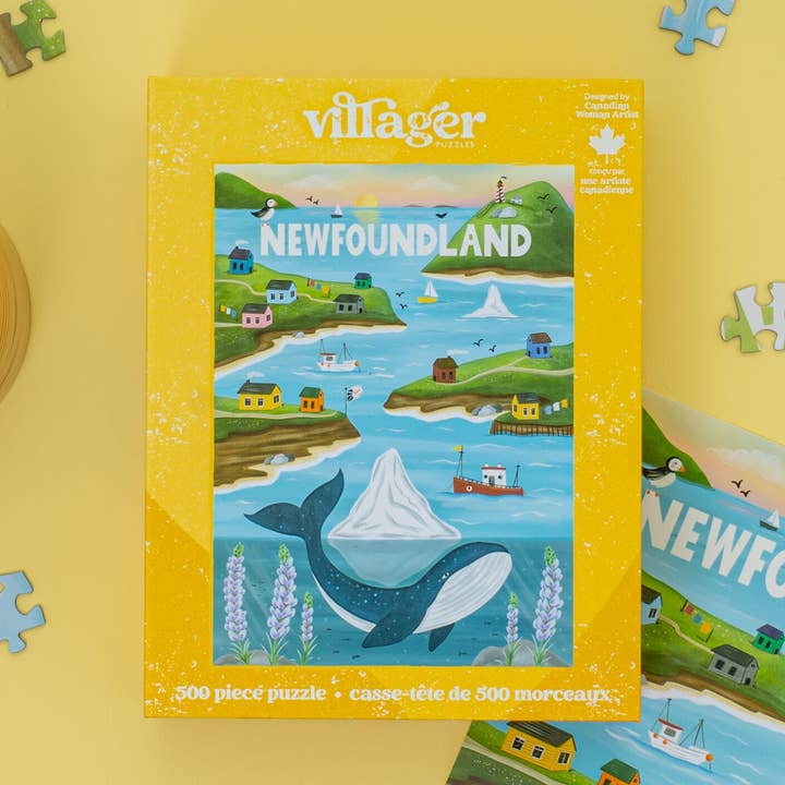 Newfoundland Sites | 500-Piece Puzzle | Designed in Canada for wholesale by Villager Puzzles