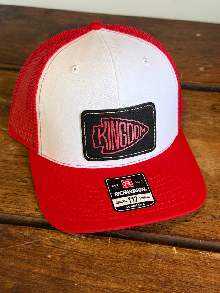 UV Printed Kingdom Arrowhead Men's Richardson 112 Trucker Hat for wholesale by Designed To Flaunt