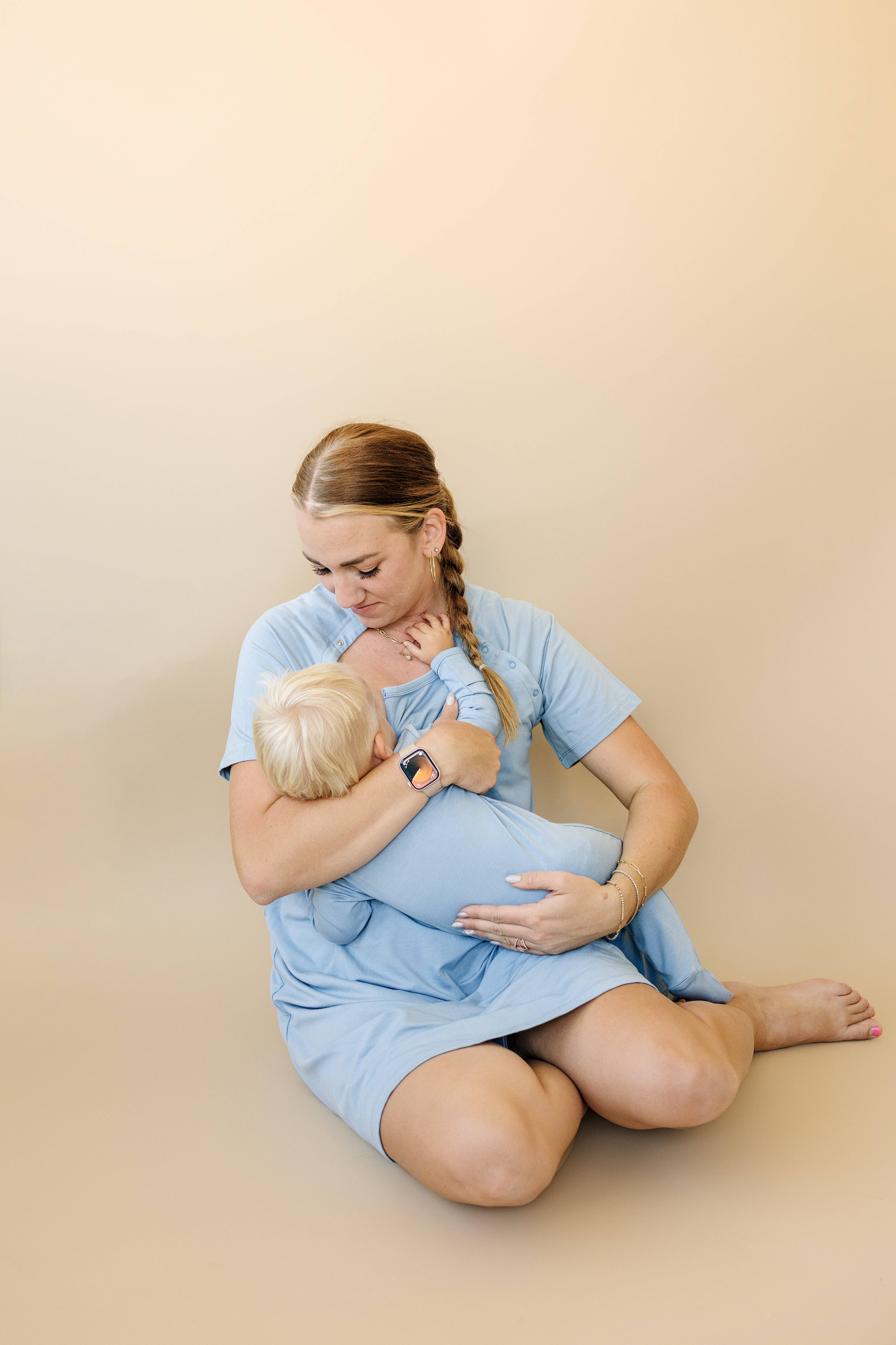 Little Joy Co. - Vente Robe - Robe de travail et d'accouchement en bambou pour femmes - adaptée à l'allaitement22