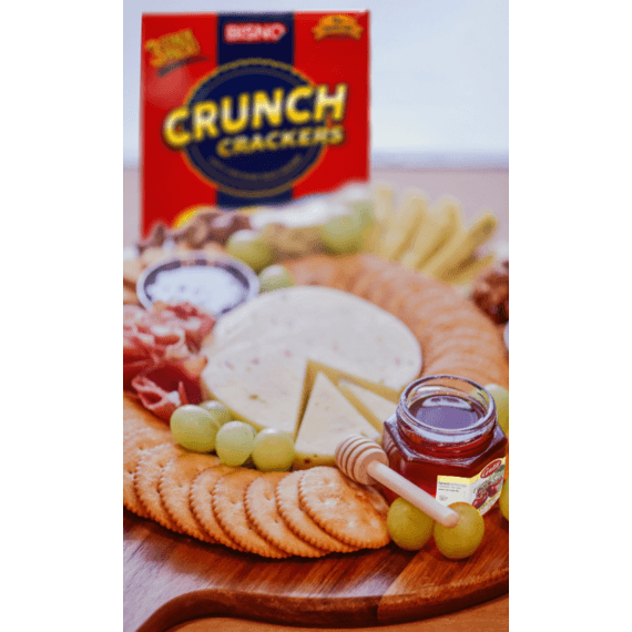 Galil Brands - Vendita all'ingrosso Cracker - Crunch Crackers | Snack Salati Cracker | Non caseari | Bisno | 10,0 oz (3 x 94 g)1