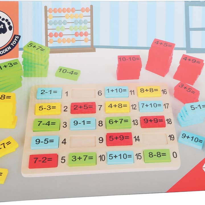 small foot – Großhandel Holzspielzeug – Kinder – Rechenplättchen Zahlenspaß | Lernspielzeug | Holz