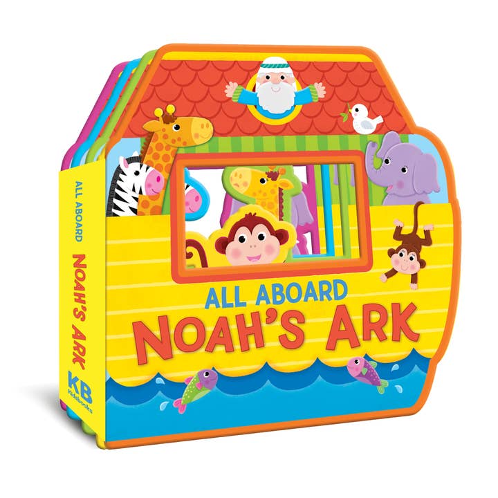 Kidsbooks Publishing - Wholesale Baby & Toddler Book (0-2) - All Aboard! Noah’s Ark (Shaped Soft Foam Book)1