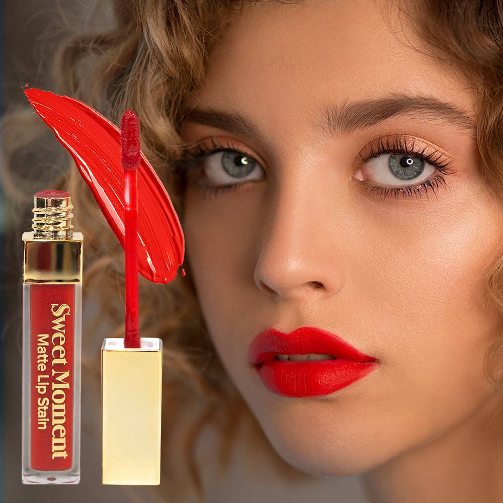 SM Beauty LLC - Wholesale Lip Stain/Dye/Tint - Sistar - Sweet Moment Matte Lip Stain | Paper Counter Display1