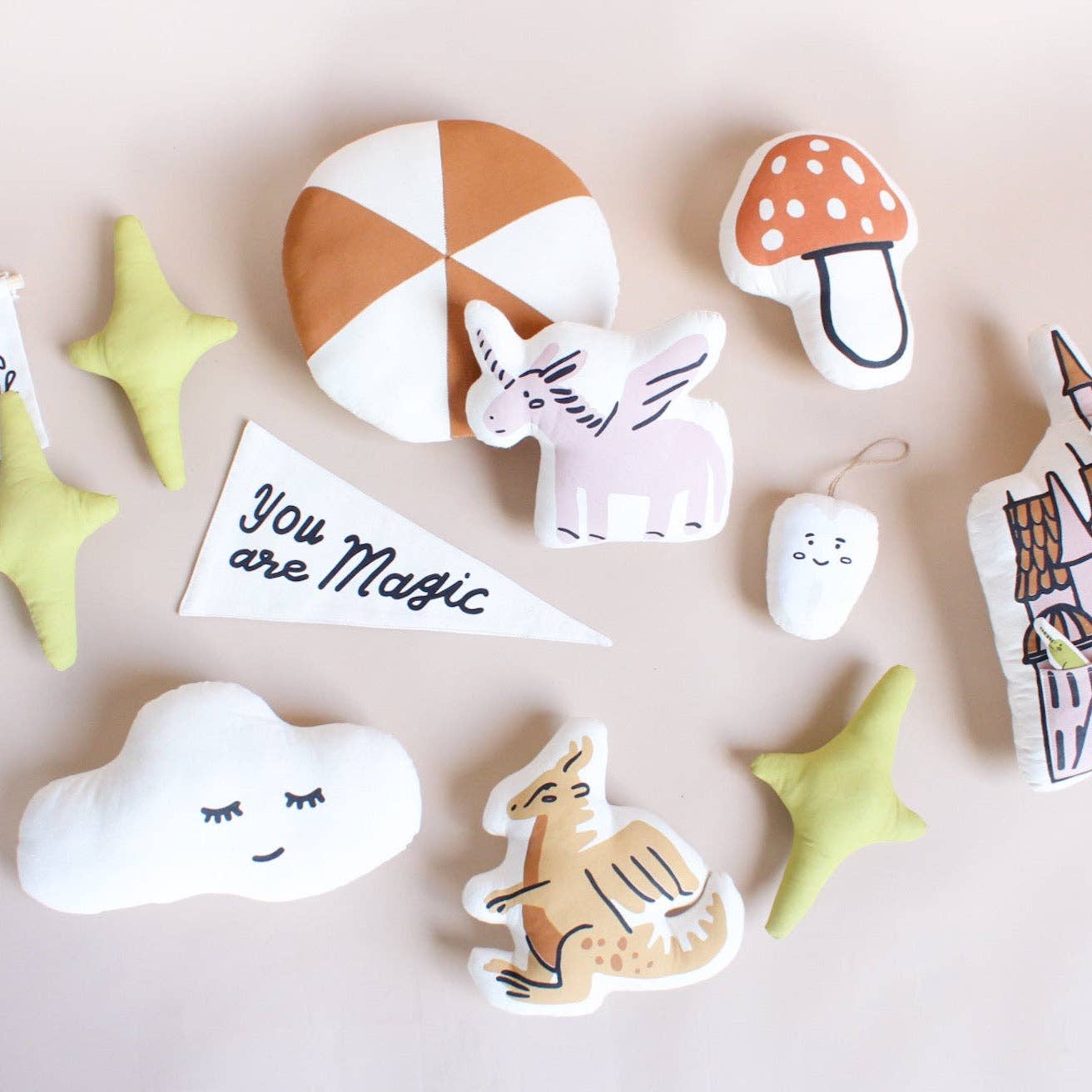 Imani + Kids by Imani Collective - Vente Coussin décoratif - coussin licorne4