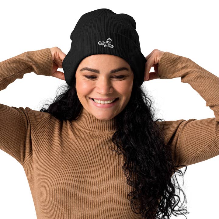Kickback Club - Wholesale Beanie - Women's - Groovy Flower Ribbed Beanie13